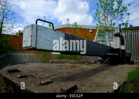 D'écluses du canal sur Grand Union Canal, Aylesbury Banque D'Images