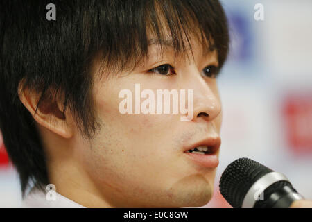 1ère Gymnase de Yoyogi, Tokyo, Japon. Mar 8, 2014. Kohei Uchimura, Mars 8, 2014 - La gymnastique artistique : la 68e Japon individuel masculin Championnat de gymnastique au concours général 1ère Gymnase de Yoyogi, Tokyo, Japon. © AFLO SPORT/Alamy Live News Banque D'Images