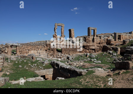 Ancienne ville romaine de Shuayb, Tek Tek mountains, Sanliurfa province, au sud est de la Turquie Banque D'Images