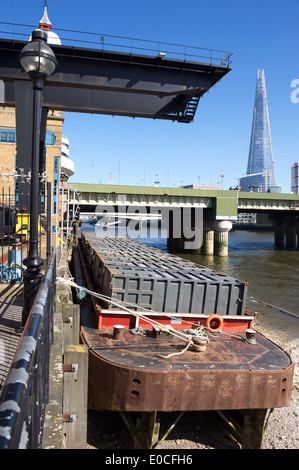 Walbrook Wharf, Tamise, Londres, Angleterre, Royaume-Uni. Banque D'Images