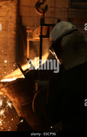 Hargreaves Foundry - Halifax - Yorkshire ( Est : 1896 ) - Général Ironfounders . Casting du fer - fourneau Banque D'Images