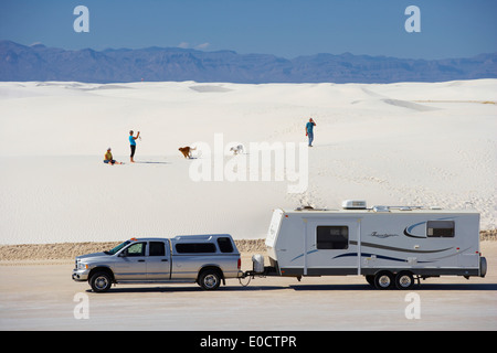 White Sands National Monument, New Mexico, USA, Amérique Latine Banque D'Images