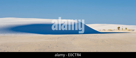 Dunes de gypse, White Sands National Monument, New Mexico, USA, Amérique Latine Banque D'Images