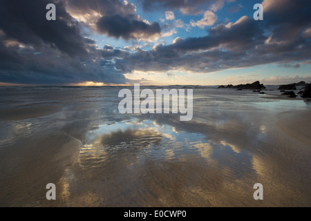 Dollar Cove à Cornwall Banque D'Images