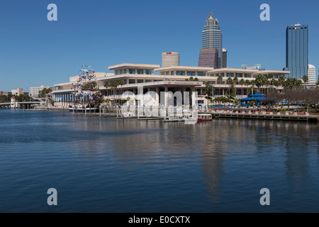 Jose Gasparilla Pirate Navire amarré au centre de Conventions de Tampa, Tampa, États-Unis Banque D'Images