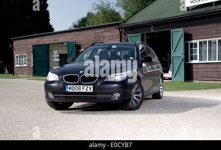 BMW Série 5 Touring break, E61 ascenseur de visage sur la photo modèle 2008 à Brooklands Banque D'Images