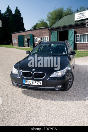 BMW Série 5 Touring break, E61 ascenseur de visage sur la photo modèle 2008 à Brooklands Banque D'Images