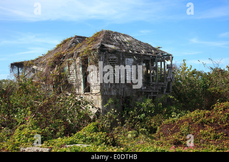 Maison à l'abandon dans les Caraïbes Banque D'Images