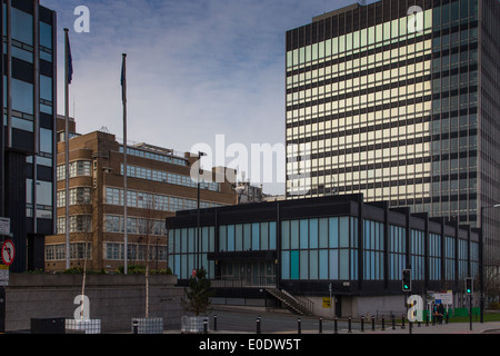 La Coopérative Édifices du siège social dans le centre-ville de Manchester. Banque D'Images