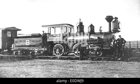 Alberta Railway et Irrigation Company moteur n°8 Banque D'Images