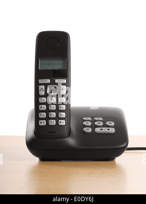 Téléphone DECT avec répondeur et de la station de base Banque D'Images