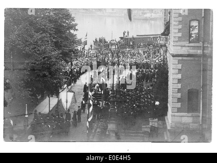 Les funérailles de Edvard Grieg Banque D'Images