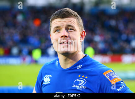 Dublin, Irlande. 10 mai, 2014. Brian O'Driscoll (Irlande du Nord) après l'RaboDirect Pro 12 match entre le Leinster et Edimbourg de la RDS Arena. Credit : Action Plus Sport/Alamy Live News Banque D'Images