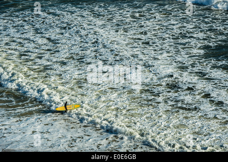 Longue plage de surf, Nook, Cape Cod National Seashore, Truro, Cape Cod, MA, Massachusetts, États-Unis Banque D'Images