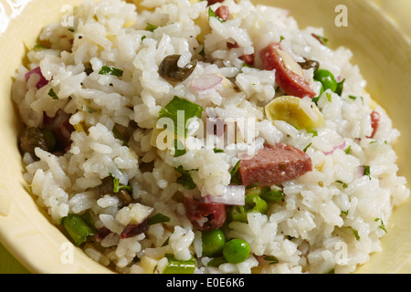 Salade de riz italien, insalata di riso Banque D'Images