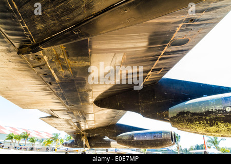 Un Boeing B-52D au Champ de Mars Le Musée de l'air à Riverside en Californie Banque D'Images