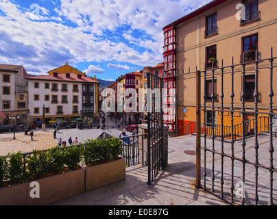 Plaza Unamuno - square à Bilbao, Biscaye, Pays Basque, Espagne Banque D'Images