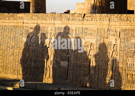 Le temple de Kom Ombo en Egypte Banque D'Images