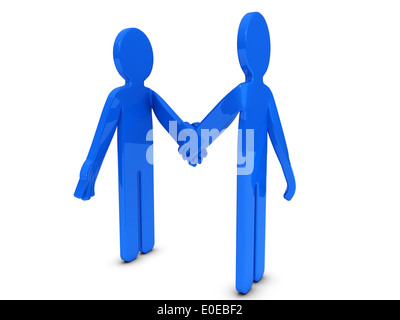 poignée de main Banque D'Images