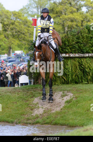 Badminton House, Gloucestershire, 10 mai 2014. PAULANK BROCKAGH Sam Griffiths et - phase de cross-country, Mitsubishi Motors Badminton Horse Trials. Credit : Nico Morgan/Alamy Live News Banque D'Images