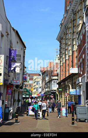 La rue du poisson, Northampton, Northamptonshire, Angleterre, Royaume-Uni Banque D'Images