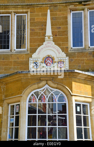 16e siècle maison gallois, de la place du marché, Northampton, Northamptonshire, Angleterre, Royaume-Uni Banque D'Images