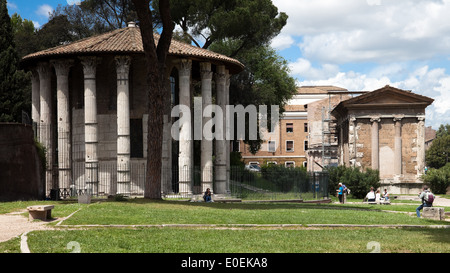 Tempel des Hercules Victor, Rom, Italie - Temple d'Hercule Victor, Rome, Italie Banque D'Images