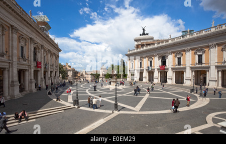 Piazza del Campidoglio, Rom, Italie - Piazza del Campidoglio, Rome, Italie Banque D'Images