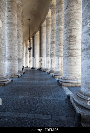 Säulenreihe, Petersplatz, Vatikan - ligne de colonnes, Peter's square, Vatican Banque D'Images