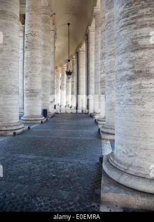 Säulenreihe, Petersplatz, Vatikan - ligne de colonnes, Peter's square, Vatican Banque D'Images