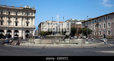 Fontana delle Naiadi, Rom, Italie - Fontana delle Naiadi, Rome, Italie Banque D'Images