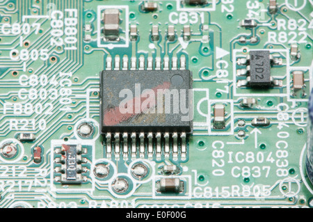 Circuit électrique de la bouilloire plaque soudée Banque D'Images
