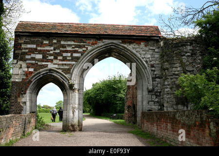 Église de Waltham Abbey dans le comté d'Essex, UK 2014 Banque D'Images