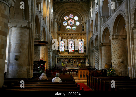 Église de Waltham Abbey dans le comté d'Essex, UK 2014 Banque D'Images