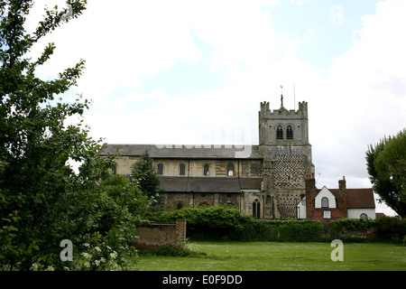 Église de Waltham Abbey dans le comté d'Essex, UK 2014 Banque D'Images