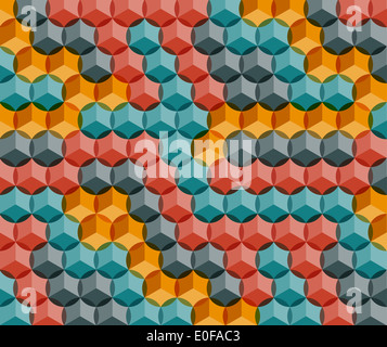 Abstract pattern. Illustration en couleur Banque D'Images