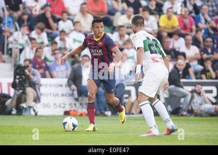 Elche, Espagne. Le 11 mai, 2014. Alexis Sanchez dans le match entre Elche et le FC Barcelone, pour la semaine 37 de l'espagnol Liga BBVA joué au Martinez Valero Stadium, le 11 mai 2014. Photo : Aitor Bouzo/Urbanandsport Nurphoto /. Bouzo/NurPhoto © Aitor/ZUMAPRESS.com/Alamy Live News Banque D'Images