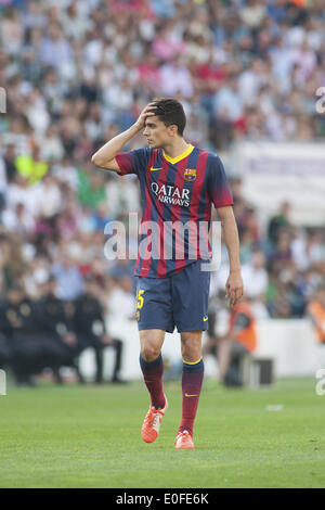 Elche, Espagne. Le 11 mai, 2014. Marc Bartra dans le match entre Elche et le FC Barcelone, pour la semaine 37 de l'espagnol Liga BBVA joué au Martinez Valero Stadium, le 11 mai 2014. Photo : Aitor Bouzo/Urbanandsport Nurphoto /. Bouzo/NurPhoto © Aitor/ZUMAPRESS.com/Alamy Live News Banque D'Images