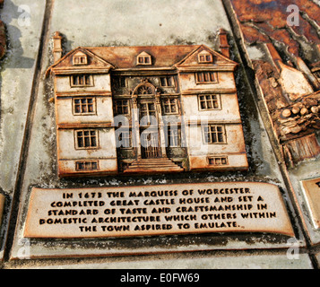 Grand château Chambre Histoire dans la série Monmouth Monmouthshire au Pays de Galles UK Banque D'Images