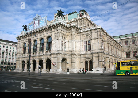Vienne, l'opéra , Wien, Oper Banque D'Images