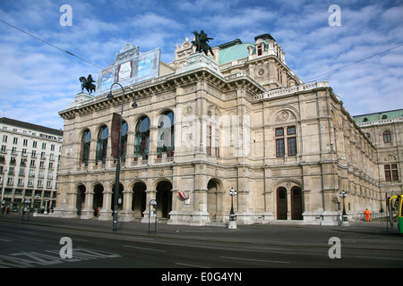 Vienne, l'opéra , Wien, Oper Banque D'Images