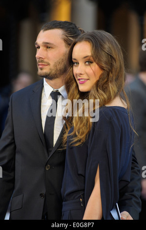 April Pearson le X-Men : DAYS OF FUTURE PAST UK CRÉATION le 12/05/2014 à l'odeon Leicester Square, Londres. Personnes pictur Banque D'Images