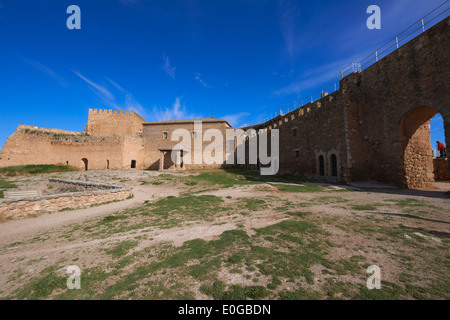 Argamasilla de Alba, Château de Peñarroya, lagunes de Ruidera parc naturel, province de Ciudad Real, Castille-La Manche, Banque D'Images