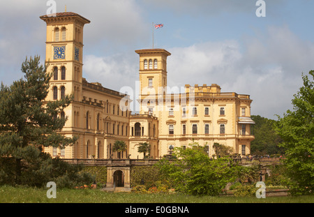 Osborne House, une ancienne résidence royale, à l'East Cowes (île de Wight, Hampshire UK en Mai - Osbourne House Banque D'Images