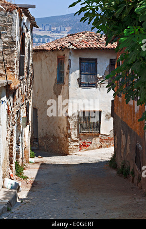 Vieux délabré Maisons de village traditionnel turc Banque D'Images