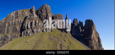 "Les Aiguilles", Quiraing, île de Skye, Écosse Banque D'Images