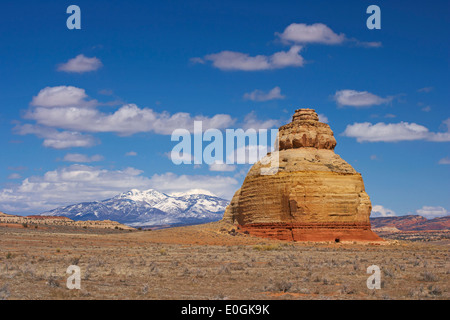 Church Rock, Montagnes La Sal, Utah, USA, Amérique Latine Banque D'Images