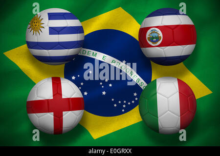 Le groupe d de la coupe du monde de football Banque D'Images