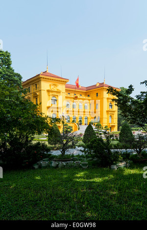 L'ancien palais présidentiel de Hanoï au Vietnam, Asie Banque D'Images
