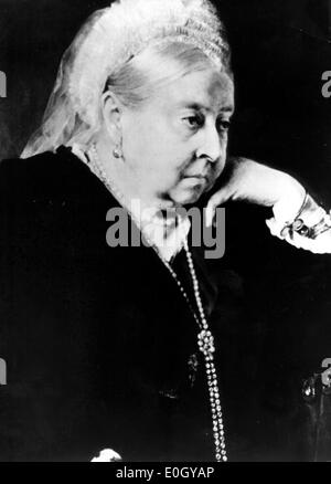 Portrait de la reine Victoria à Londres, Angleterre Banque D'Images